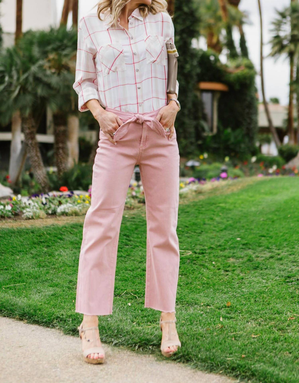 Bowie Tie Front Jeans
