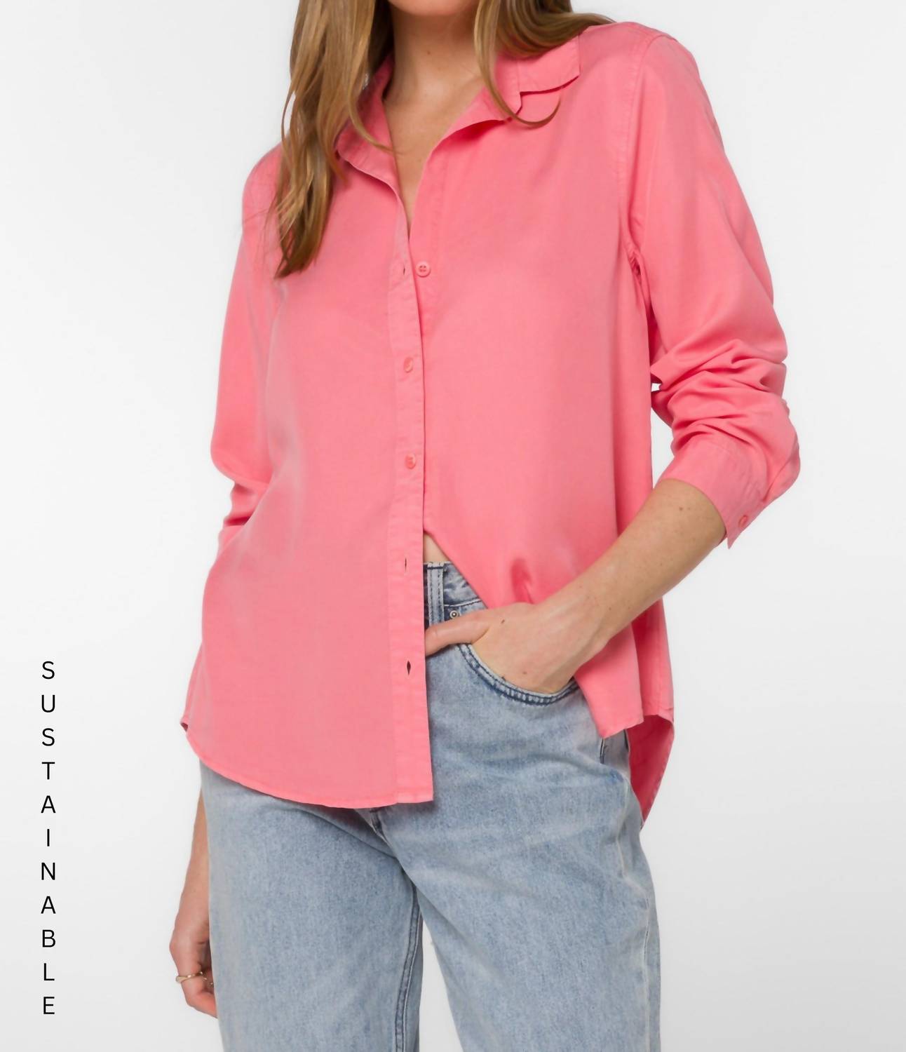 Velvet Heart - Leila Top - button - down - shirts - clothing - lyocell