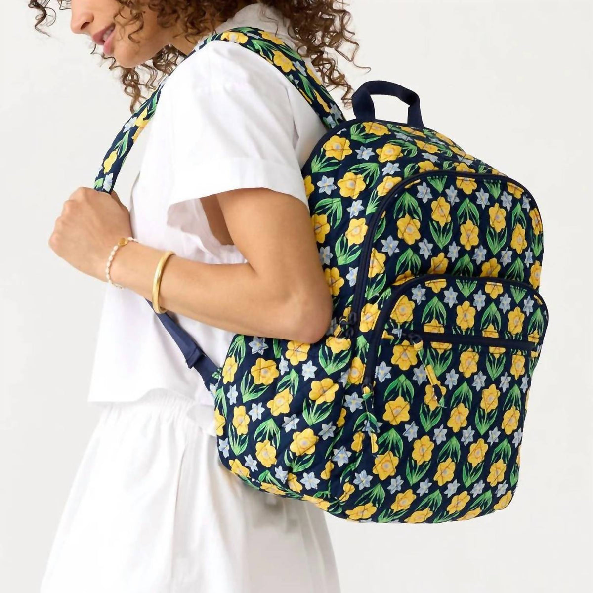 Vera Bradley - Women's Premium Cotton Bancroft Backpack