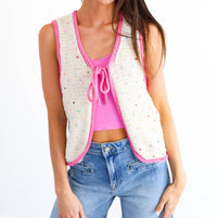 Vero Alfie - Doll Knit Fabric Vest - clothing - jackets - outerwear
