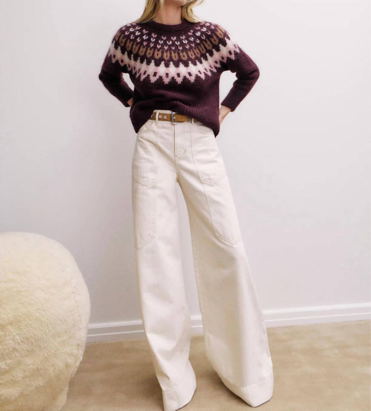 Veronica Beard - Anne Fairisle Pullover