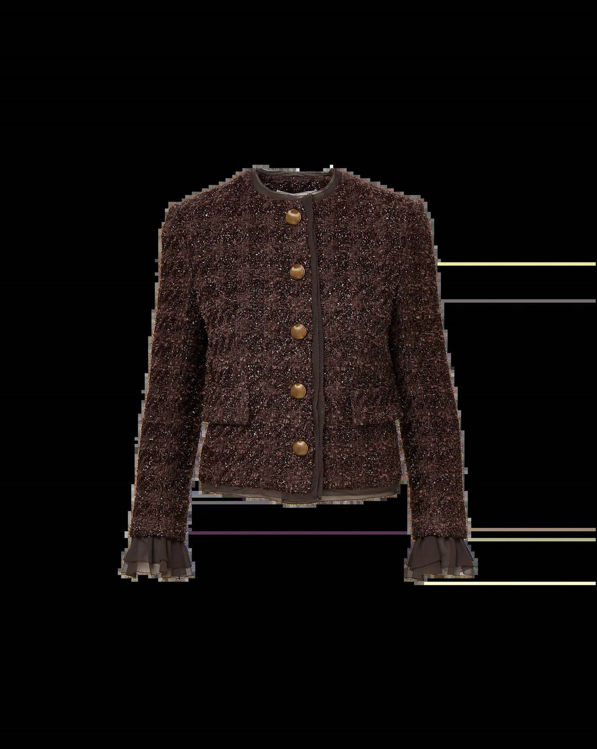 Veronica Beard - Audrina Metallic Tweed Jacket