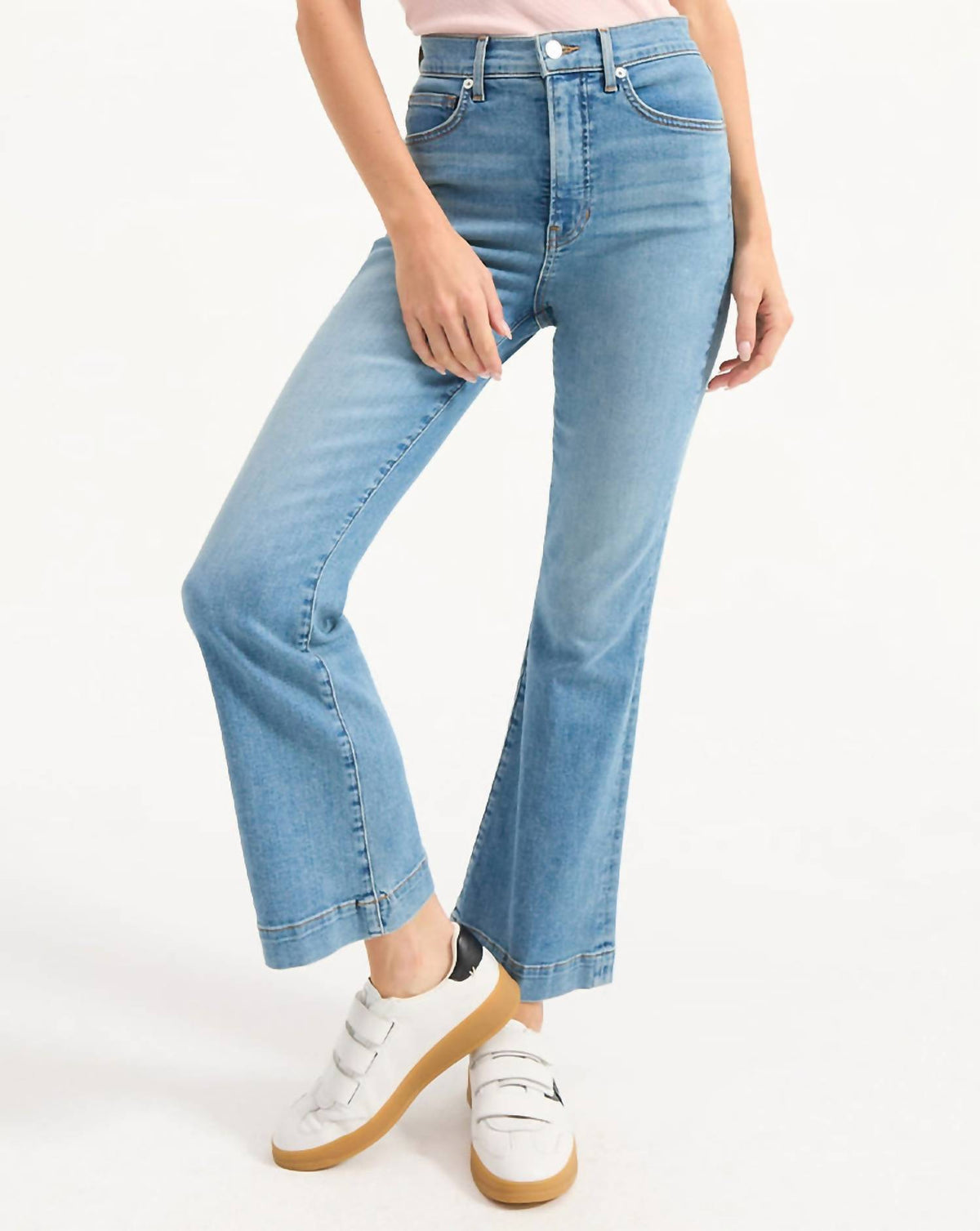 Veronica Beard - Carson High Rise Ankle Flare Jeans