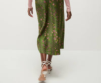 Veronica Beard - Clover Skirt - clothing - floral - green