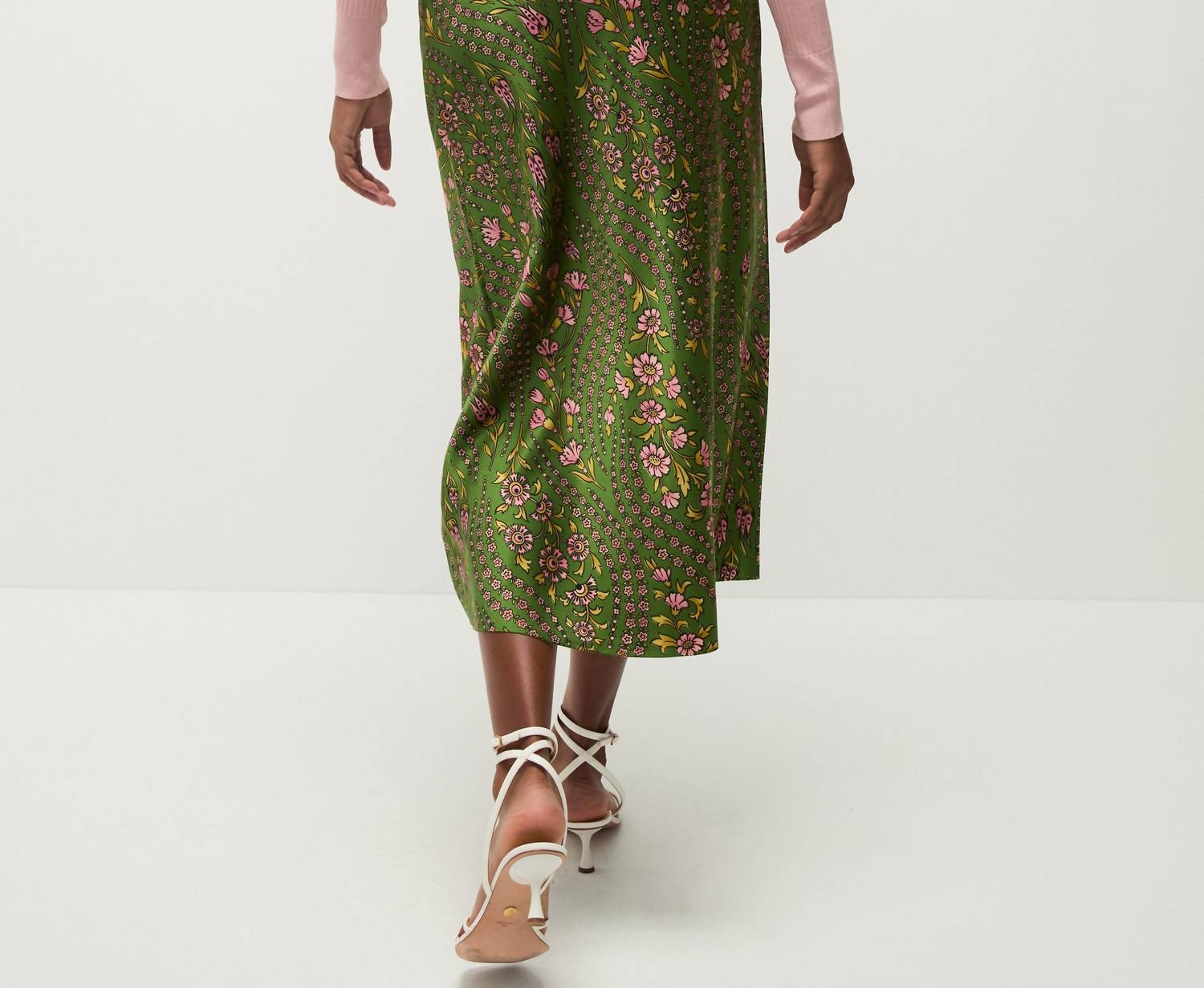 Veronica Beard - Clover Skirt - clothing - floral - green