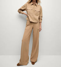 Veronica Beard - Colvin Top - blouses - brown - clothing