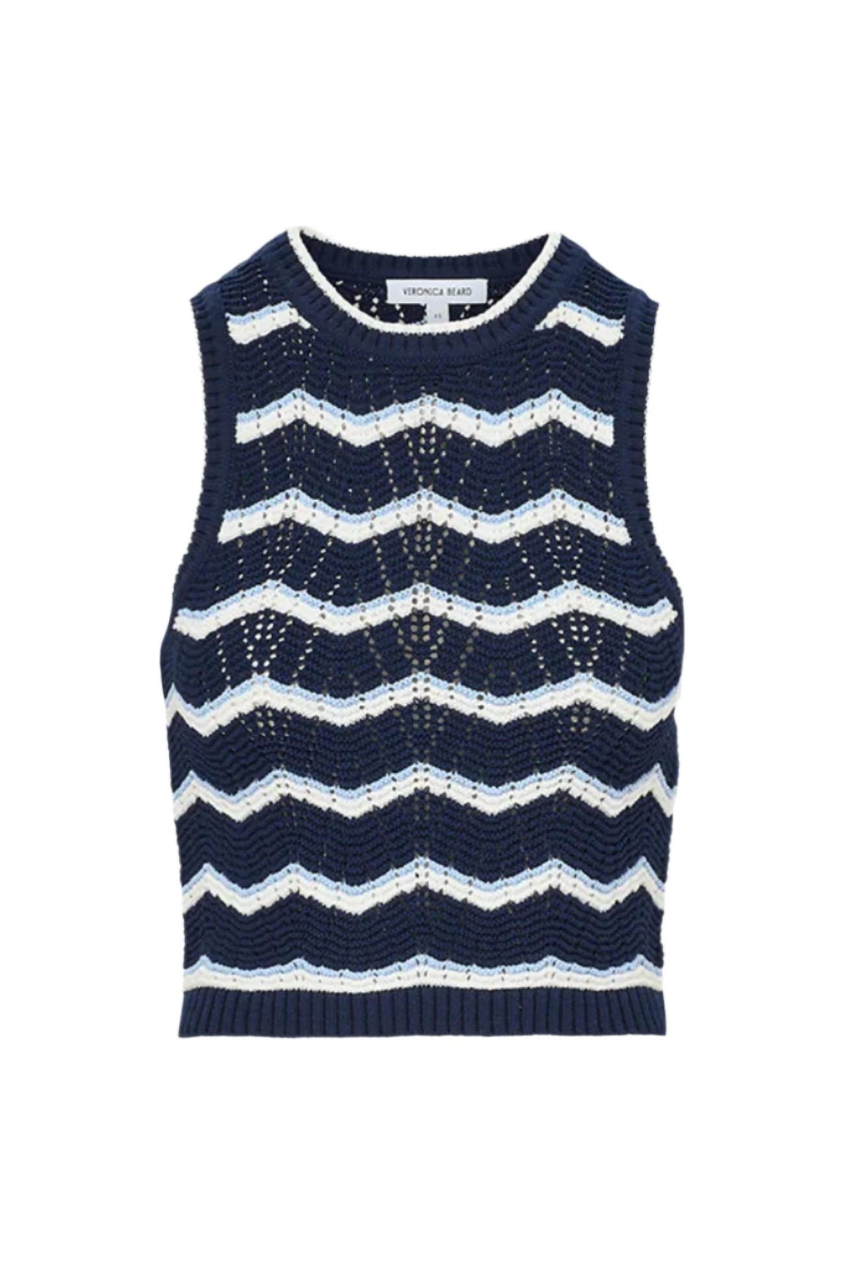 Veronica Beard - Cropped Jerrel Knit Tank Top