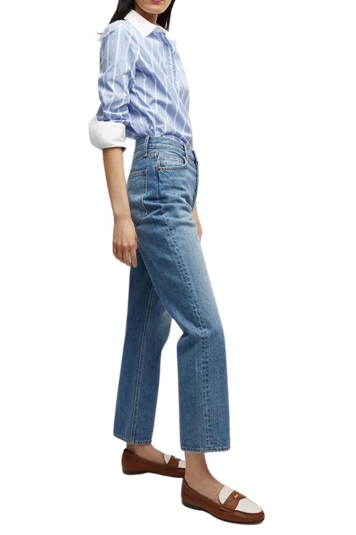 Veronica Beard - Daniela Ankle Straight Jeans