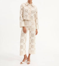Veronica Beard - Dova Pant - ankle - clothing - cotton - blend