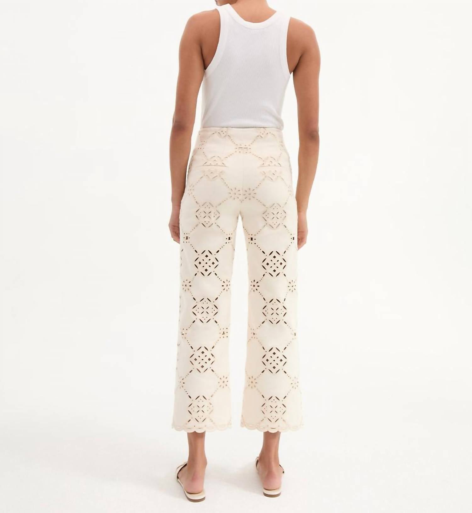 Veronica Beard - Dova Pant - ankle - clothing - cotton - blend