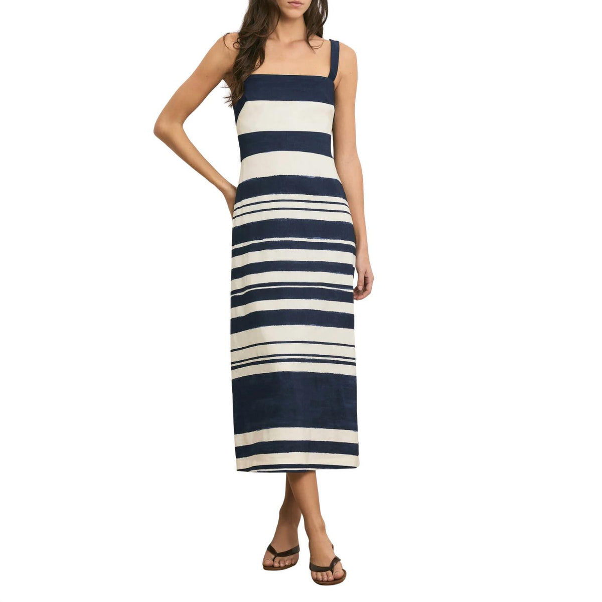 Veronica Beard - Ella Striped Midi Dress