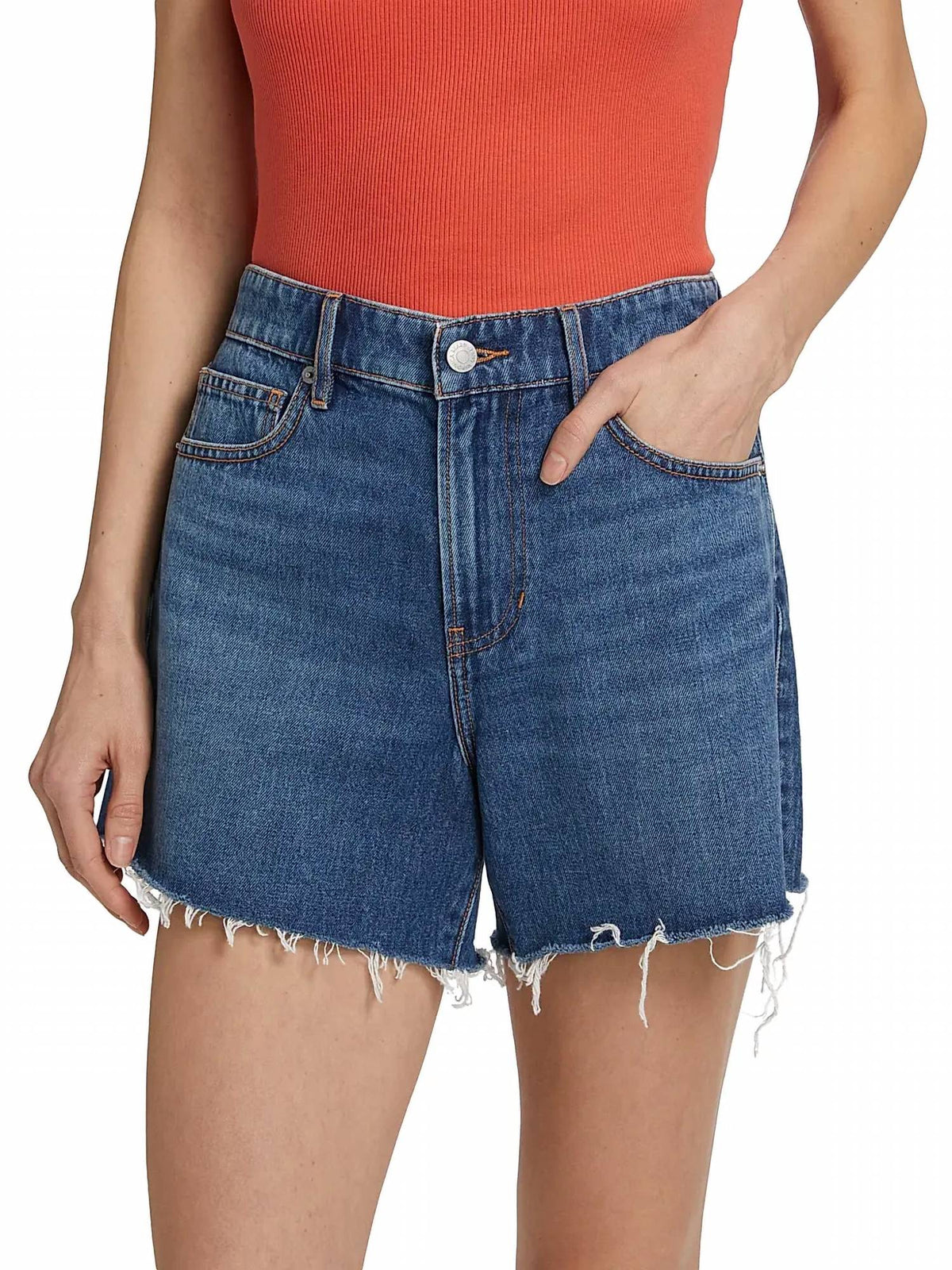 Veronica Beard - Ellis Mid Rise Denim Short