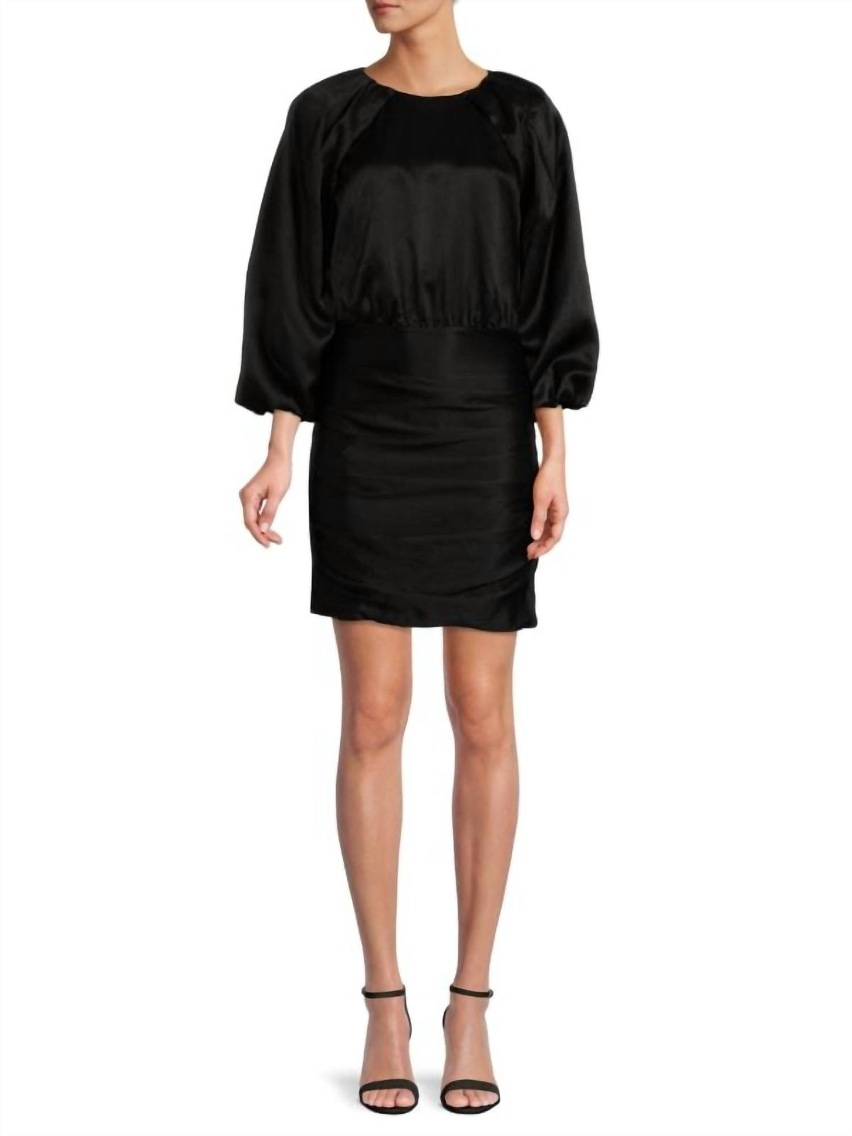 Veronica Beard - Gracelynn Ruched Mini Dress