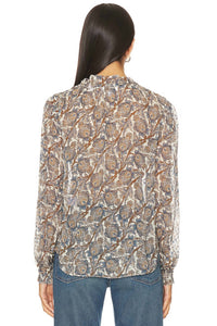 Veronica Beard - Hickory Long Sleeve Blouse