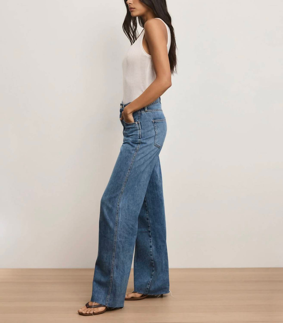 Veronica Beard - Kasey Wide-leg Jeans