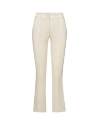 Veronica Beard - Kimra Flare Leg Pants - ankle - beige - clothing