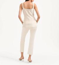 Veronica Beard - Kimra Pant - ankle - clothing - cotton - blend