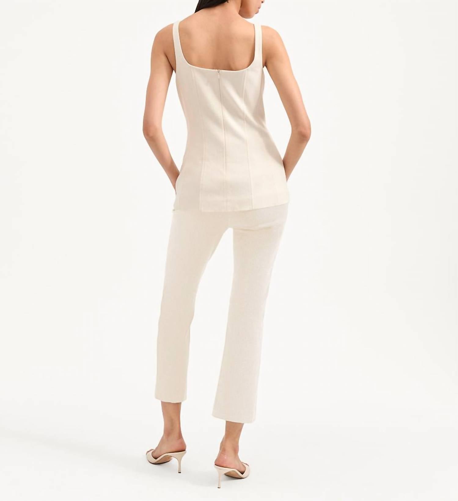Veronica Beard - Kimra Pant - ankle - clothing - cotton - blend