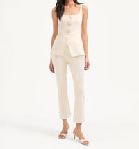 Veronica Beard - Kimra Pant - ankle - clothing - cotton - blend
