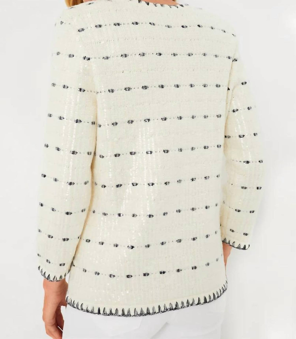 Veronica Beard - KNIT JACKET WITH SEQUIN
