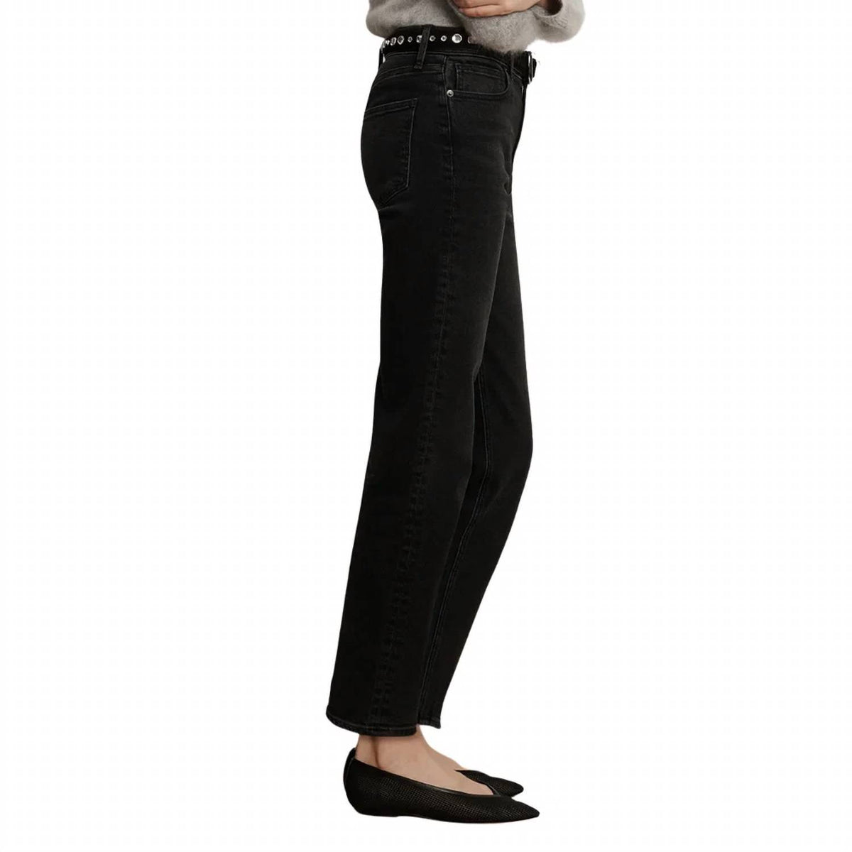 Veronica Beard - Leah Mid Rise Straight Leg Jeans