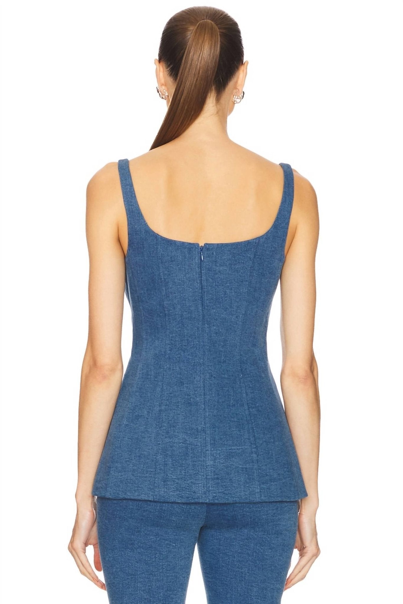 Veronica Beard - Liana Top - blouses - blue - clothing