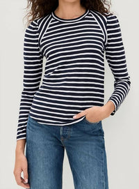 Veronica Beard - Mason Baseball Long Sleeve Tee
