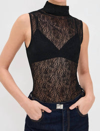 Veronica Beard - Mylie Lace Sleeveless Top