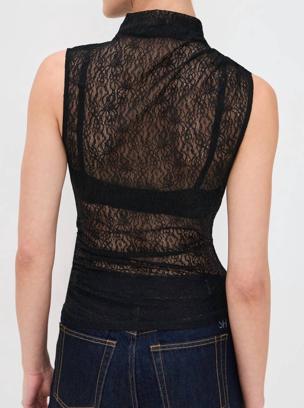Veronica Beard - Mylie Lace Sleeveless Top