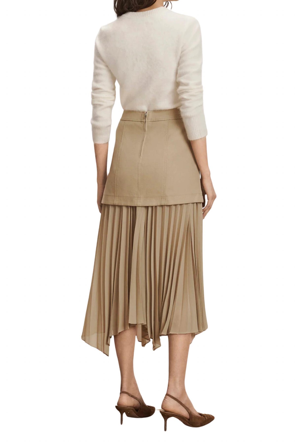 Veronica Beard - Patricka Handkerchief Hem Midi Skirt