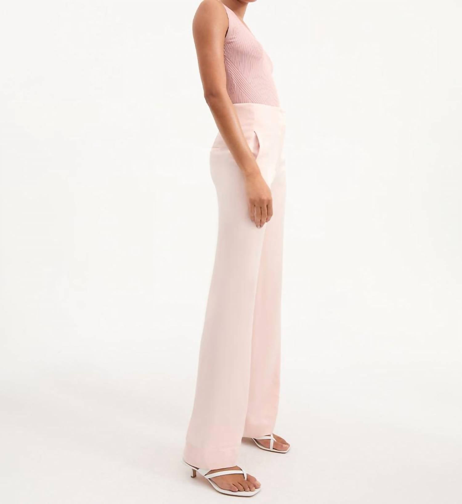 Veronica Beard - Ronin Wide - leg Pant - clothing - pants - pink