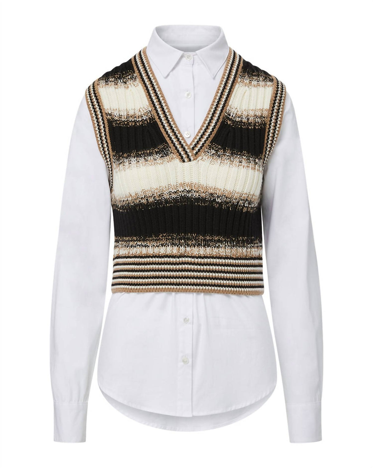 Veronica Beard - Spear Mixed Media Vest