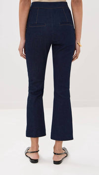Veronica Beard - Tani Pant - ankle - blue - clothing