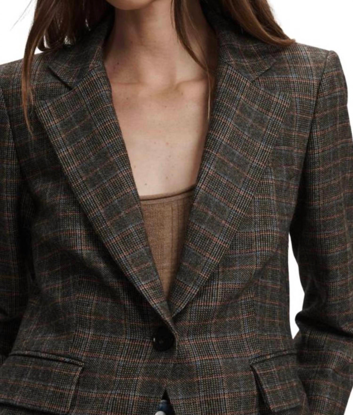 Veronica Beard - Tyra Plaid Dickey Jacket