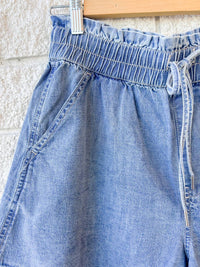 Veronica Beard - Wilder Short - blue - clothing - cotton
