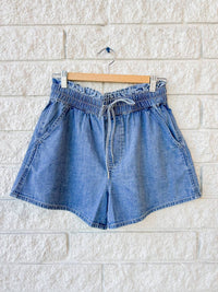 Veronica Beard - Wilder Short - blue - clothing - cotton