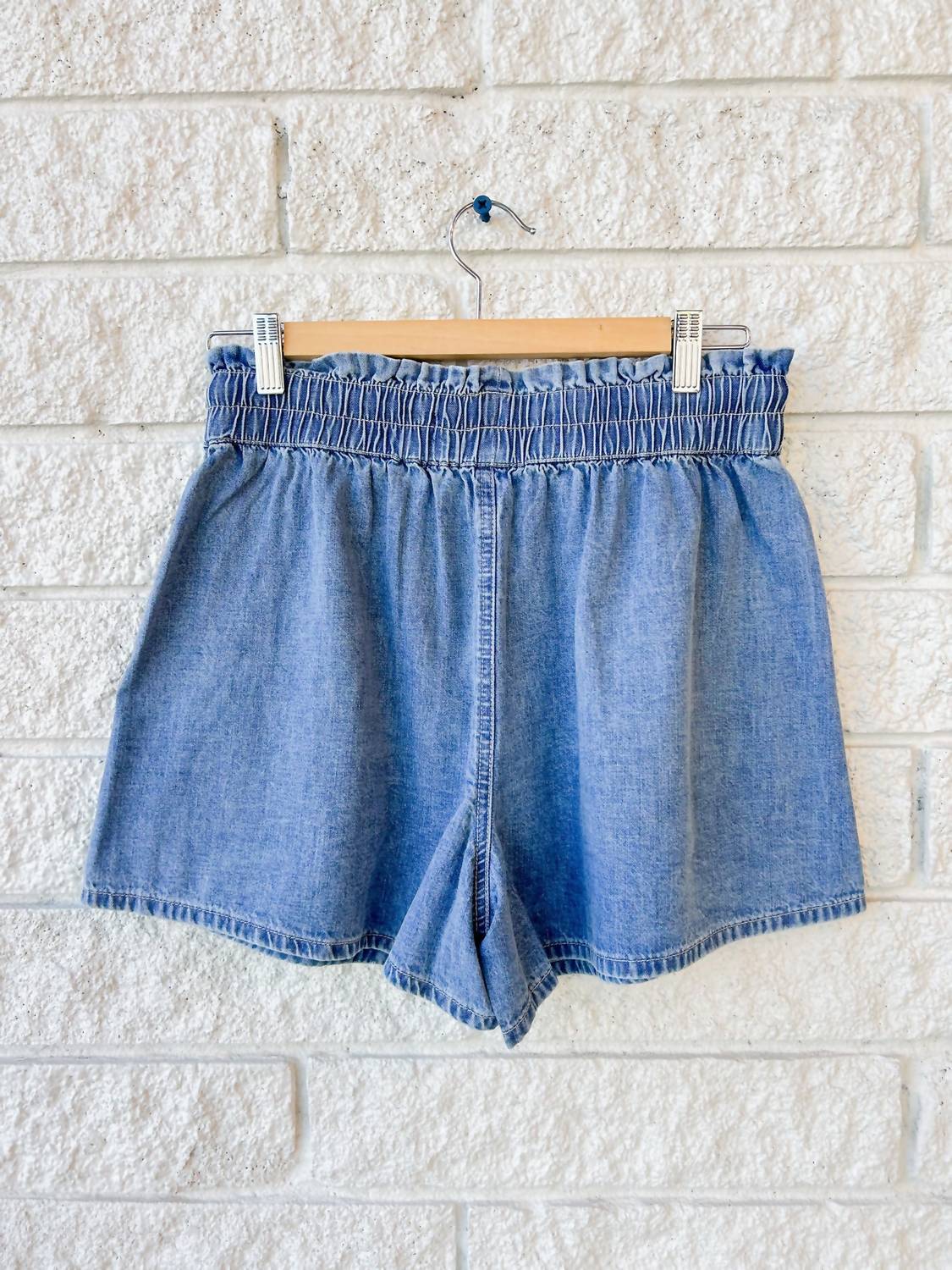 Veronica Beard - Wilder Short - blue - clothing - cotton