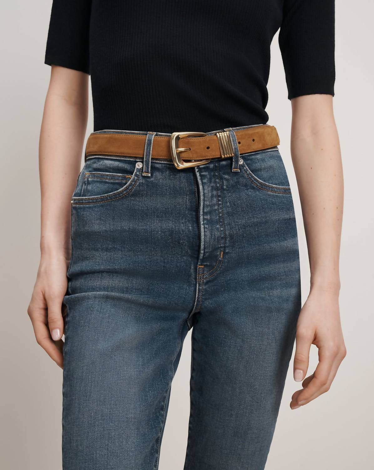 Veronica Beard - Women's Suede Arch Belt