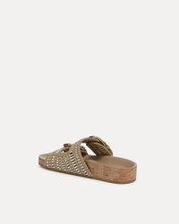 Veronica Beard - Women's Prue Woven Two Strap Sandals