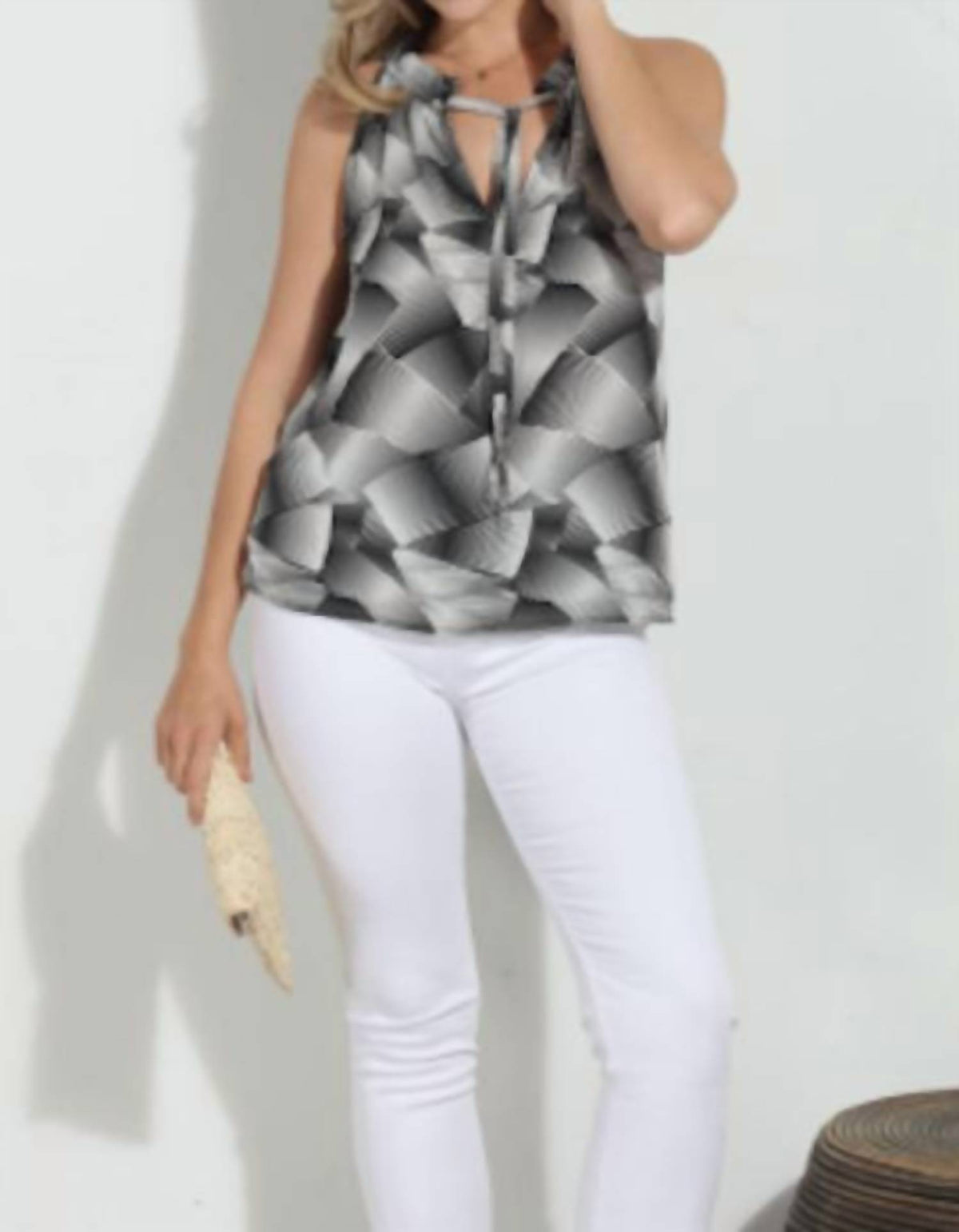 Veronica M - Pleat Neck Halter