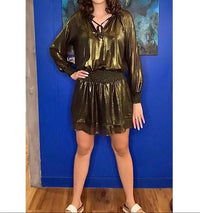 Veronica M - Smocked Chiffon Dress