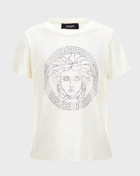 Versace - Girls' Medusa Greca Print Tee