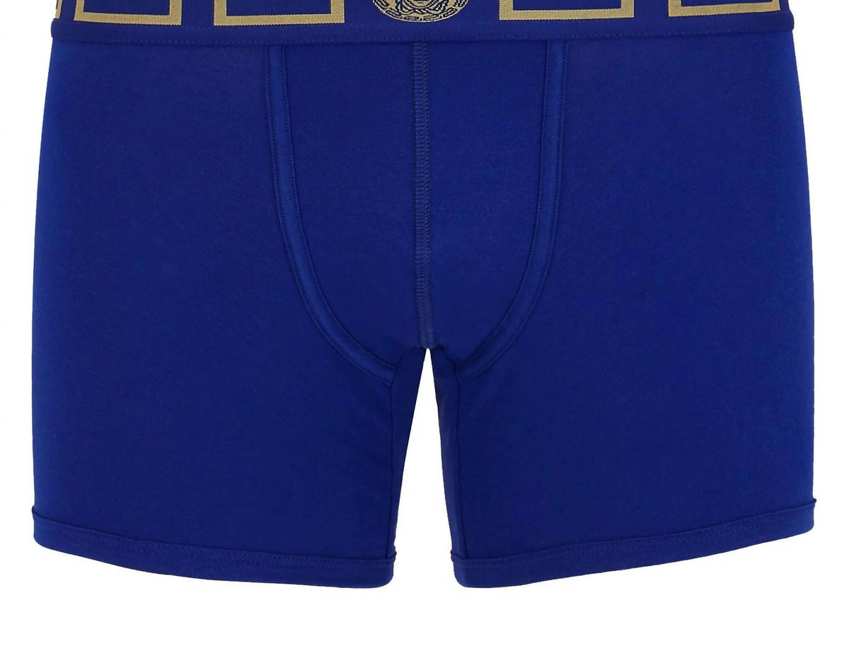 Versace - Men's Long Trunk With Greca Border