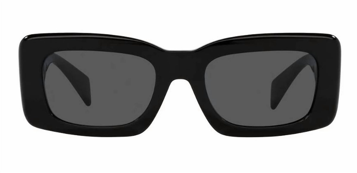 Versace - Woman's Full Rim Rectangular Non Polarized Sunglasses 4444u - Gb1 - 87