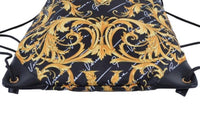 Versace - Women's Nylon Barocco Signature Print Drawstring Backpack