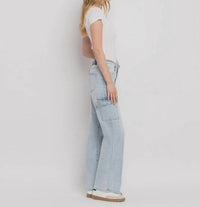 Vervet By Flying Monkey - 90’s Vintage Cargo Jeans - blue - clothing - cotton - blend