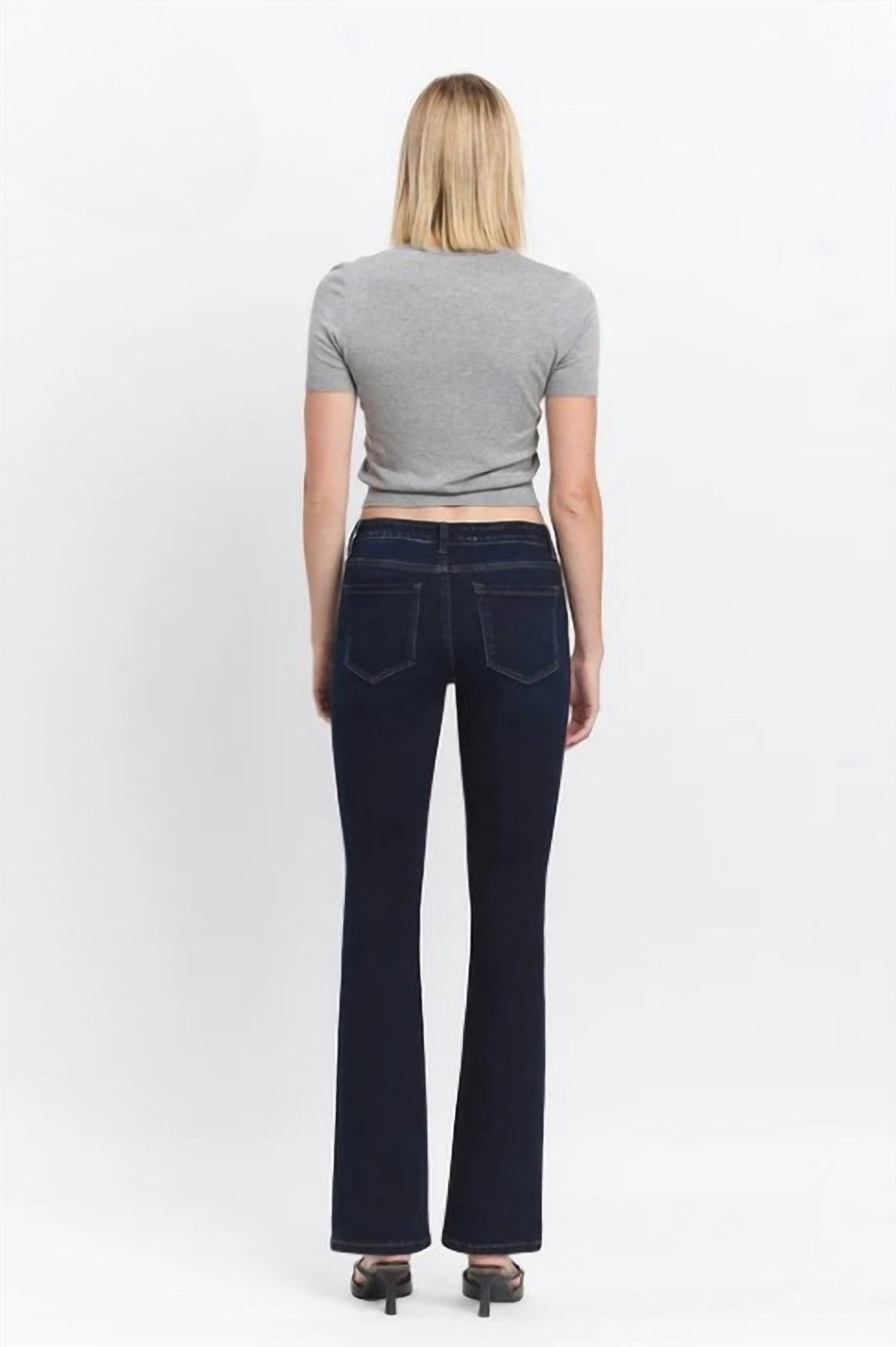 Vervet By Flying Monkey - Marlowe Mid Rise Bootcut Jeans