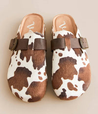 Very G - Andy cow print mule