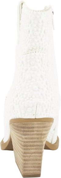 Very G - Kady Pearl Rhinestone Booties