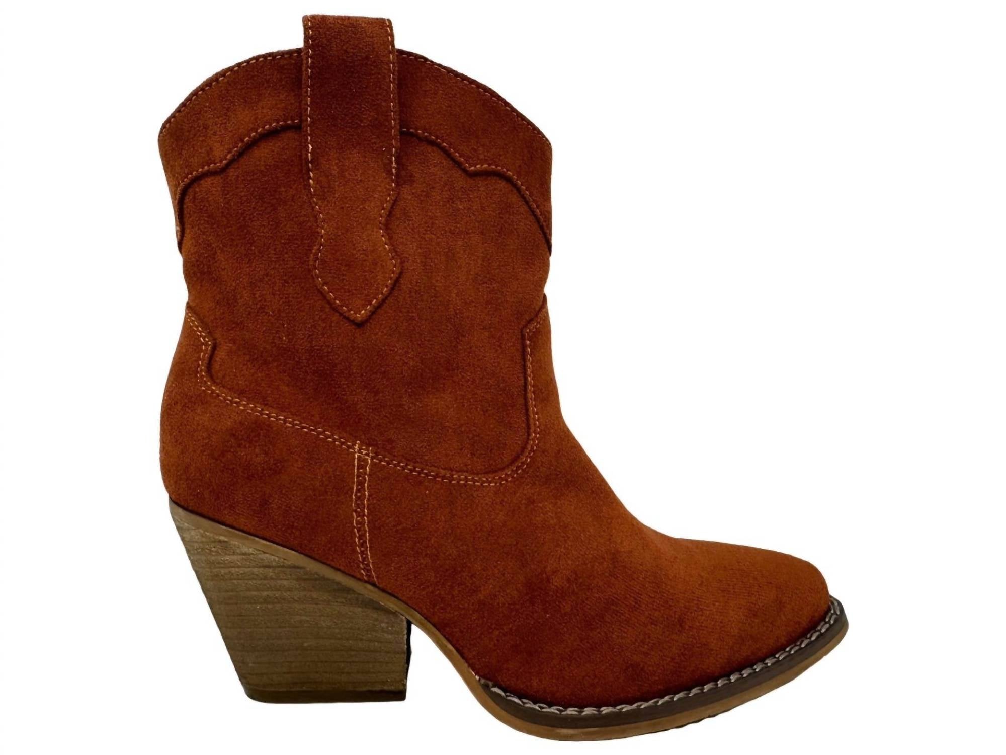 Very G - Women's Deirdra Ankle Bootie - ankle - boots - booties - red